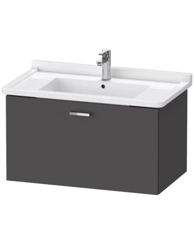 Тумба графит матовый 80 см Duravit XBase XB603604949