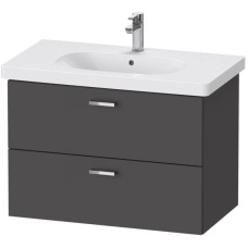 Тумба графит матовый 80 см Duravit XBase XB619004949