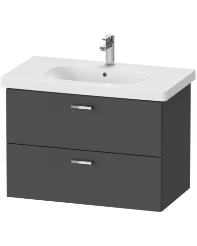 Тумба графит матовый 80 см Duravit XBase XB619004949