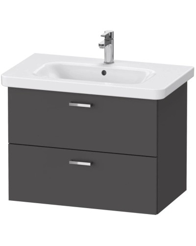 Тумба графит матовый 73 см Duravit XBase XB619604949