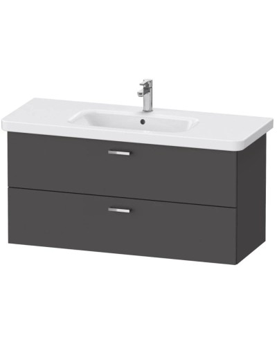 Тумба графит матовый 113 см Duravit XBase XB619804949