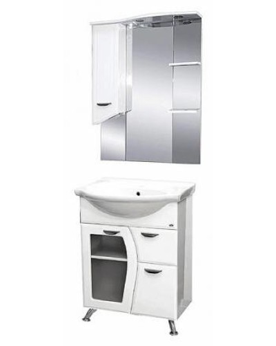 Дрея - 65 Тумба с 1-им ящ. (стекло)