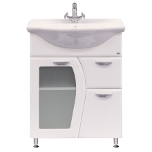 Дрея - 65 Тумба с 1-им ящ. (стекло)