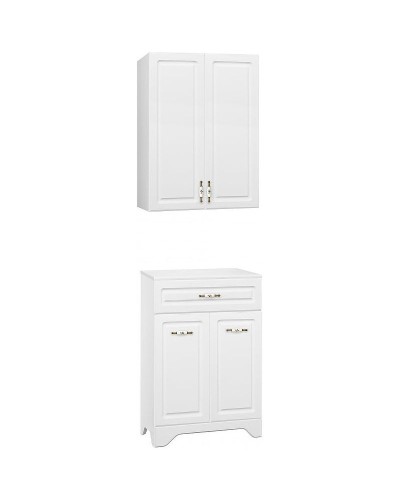 Тумба Style Line Олеандр 2 Люкс 60 ЛС-00000347 Белая