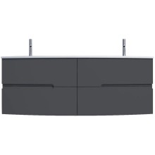 Тумба серый антрацит глянец 140 см Jacob Delafon Nona EB1891RU-442