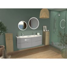 Тумба серый антрацит глянец 140 см Jacob Delafon Nona EB1891RU-442