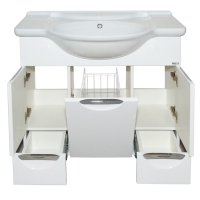 Жасмин - 95 Тумба 6 ящ. белая эмаль