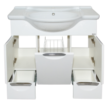 Жасмин - 95 Тумба 6 ящ. белая эмаль