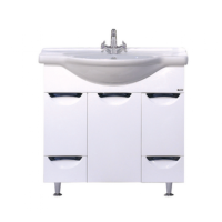 Жасмин - 95 Тумба 6 ящ. белая эмаль