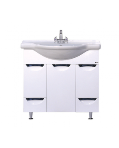 Жасмин - 95 Тумба 6 ящ. белая эмаль