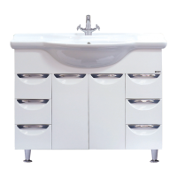 Жасмин -105 Тумба 6 ящ. белая эмаль