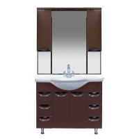 Жасмин -105 Тумба 6 ящ. коричневая эмаль