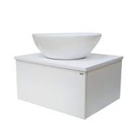 Ива - 60 Тумба подвесная белая пленка 1 ящ. О