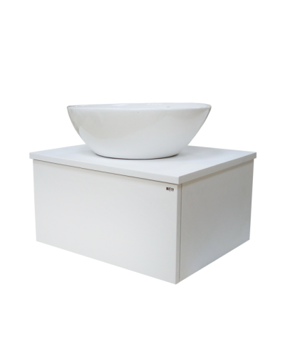 Ива - 60 Тумба подвесная белая пленка 1 ящ. О