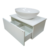 Ива - 60 Тумба подвесная белая пленка 1 ящ. О