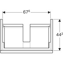 Тумба натуральный дуб 74 см Geberit iCon 841277000