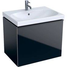 Тумба черный глянец/черный матовый 64 см Geberit Acanto 500.610.16.1