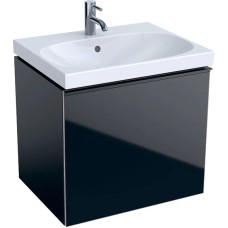Тумба черный глянец/черный матовый 59,5 см Geberit Acanto 500.609.16.1