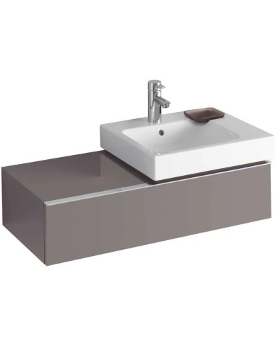 Тумба платина глянец 89 см Geberit iCon 840592000