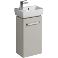 Тумба светло-серый глянец/светло-серый матовый 34,8 см Geberit Renova Compact 862041000