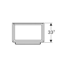 Тумба белый глянец/белый матовый 55 см Geberit Renova Compact 862060000