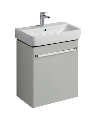 Тумба светло-серый глянец/светло-серый матовый 55 см Geberit Renova Compact 862061000