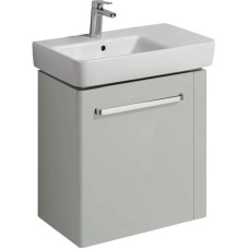 Тумба светло-серый глянец/светло-серый матовый 59 см Geberit Renova Compact 862066000