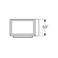 Тумба светло-серый глянец/светло-серый матовый 59 см Geberit Renova Compact 862066000