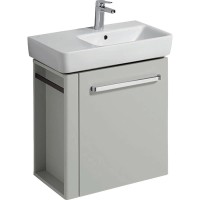 Тумба светло-серый глянец/светло-серый матовый 59 см Geberit Renova Compact 862266000