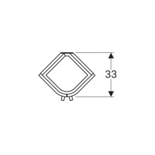 Тумба светло-серый глянец/светло-серый матовый 30х30 см Geberit Renova Compact 862133000