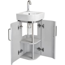 Тумба светло-серый глянец/светло-серый матовый 30х30 см Geberit Renova Compact 862133000