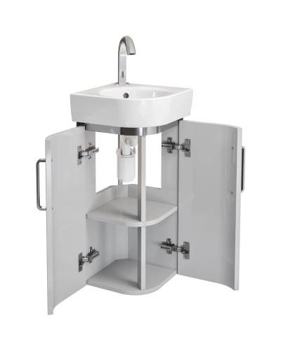 Тумба светло-серый глянец/светло-серый матовый 30х30 см Geberit Renova Compact 862133000