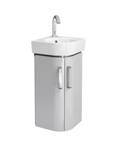 Тумба светло-серый глянец/светло-серый матовый 30х30 см Geberit Renova Compact 862133000