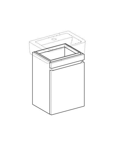 Тумба вяз 41,4 см Geberit Renova Plan 869052000