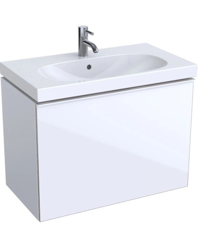 Тумба белый глянец 74 см Geberit Acanto 500.615.01.2