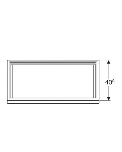 Тумба темно-серый матовый 92,6 см Geberit Renova Plan 869101000