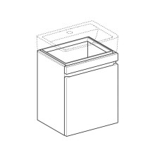 Тумба вяз 48 см Geberit Renova Plan 869552000