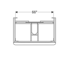 Тумба темно-серый матовый 73,4 см Geberit Smyle Square 500.353.JK.1