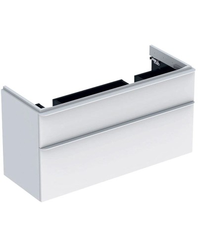 Тумба белый глянец 118,4 см Geberit Smyle Square 500.356.00.1