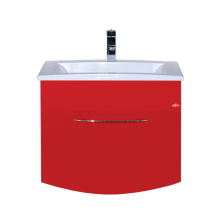 Корсика - 70 Тумба с 1 ящ. подвесная BL - 08G алый мак