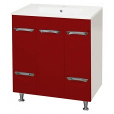 Кристи -75 Тумба  с 2-мя ящ. /Б/К бордовая