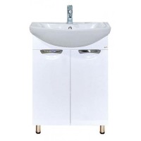 Лаванда - 50 Тумба прямая белая