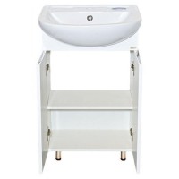 Лаванда - 50 Тумба прямая белая