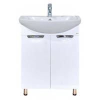 Лаванда - 60 Тумба прямая белая