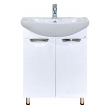 Лаванда - 60 Тумба прямая белая