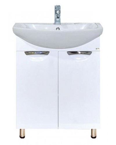 Лаванда - 60 Тумба прямая белая