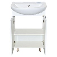 Лаванда - 60 Тумба прямая белая