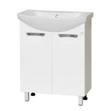 Лаванда - 65 Тумба прямая белая