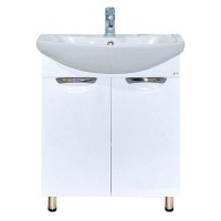 Лаванда - 70 Тумба прямая белая