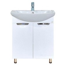 Лаванда - 70 Тумба прямая белая